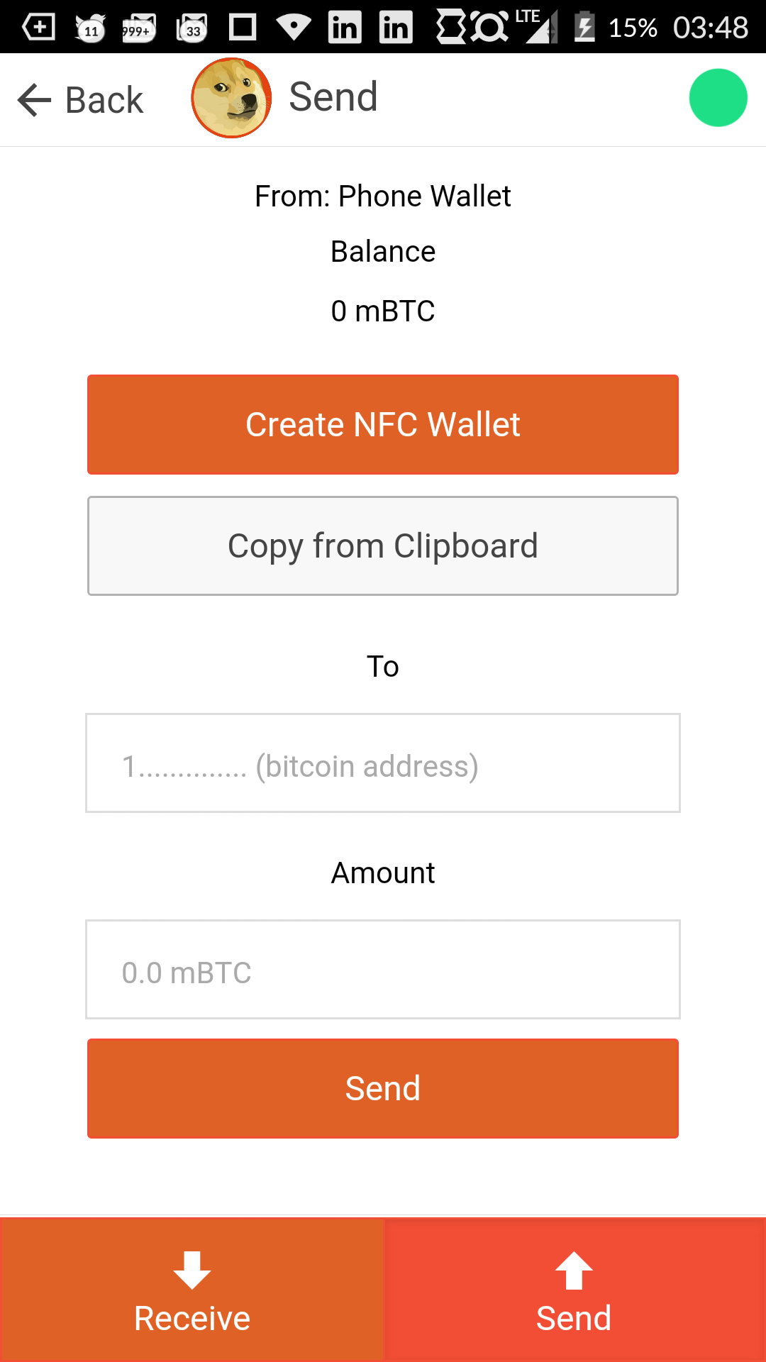 GitHub Nouhi/DogeNFC Bitcoin NFC Android Mobile Wallet JS + Ionic